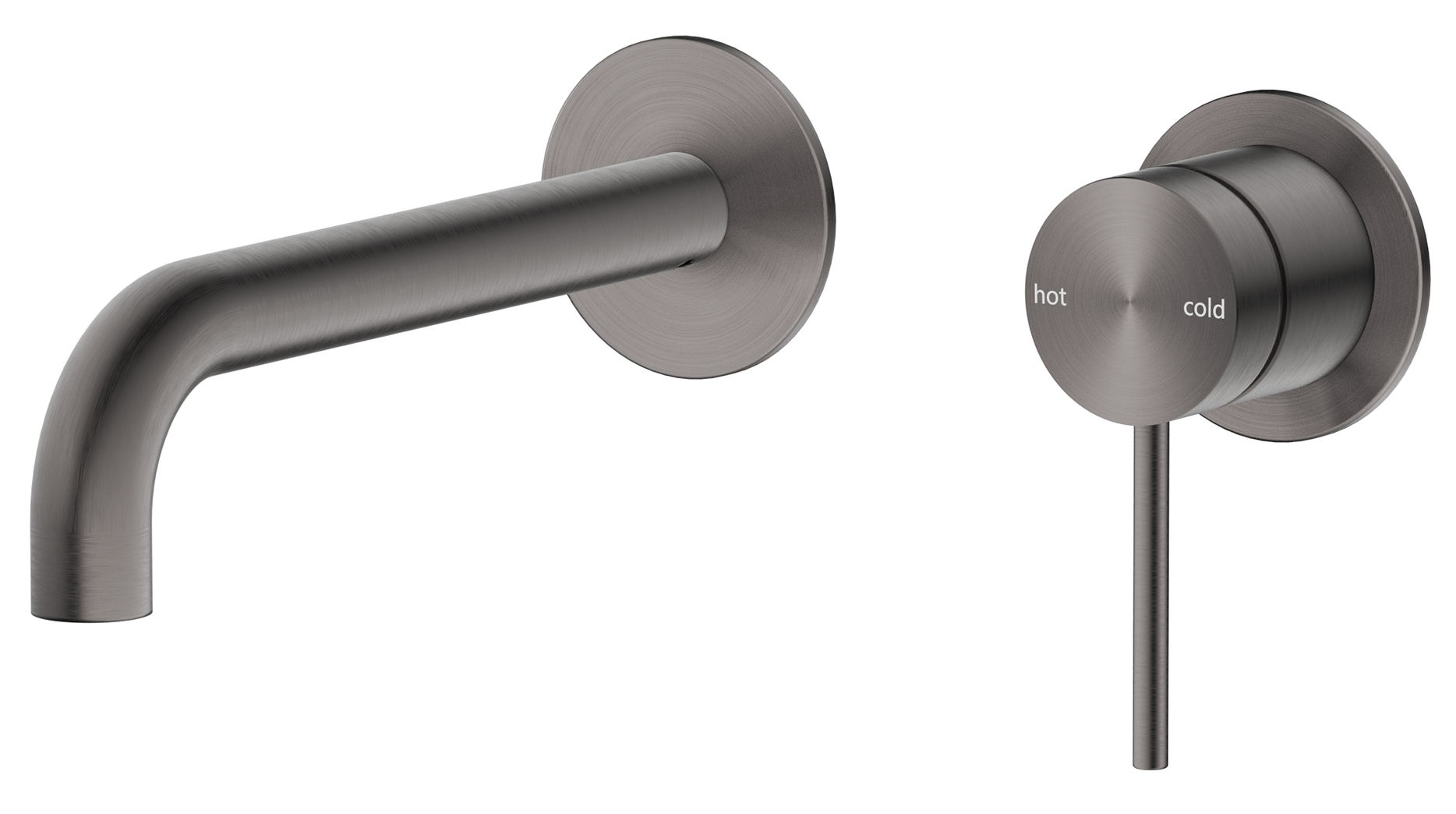 Mica Wall-Spout Combo - Curved Spout - 2P - TRIM KIT ONLY - Neche Interiors