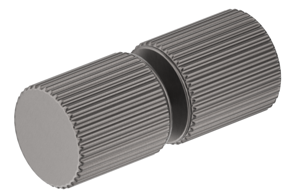 Shower Screen Handle - Fluted - Round - Neche Interiors