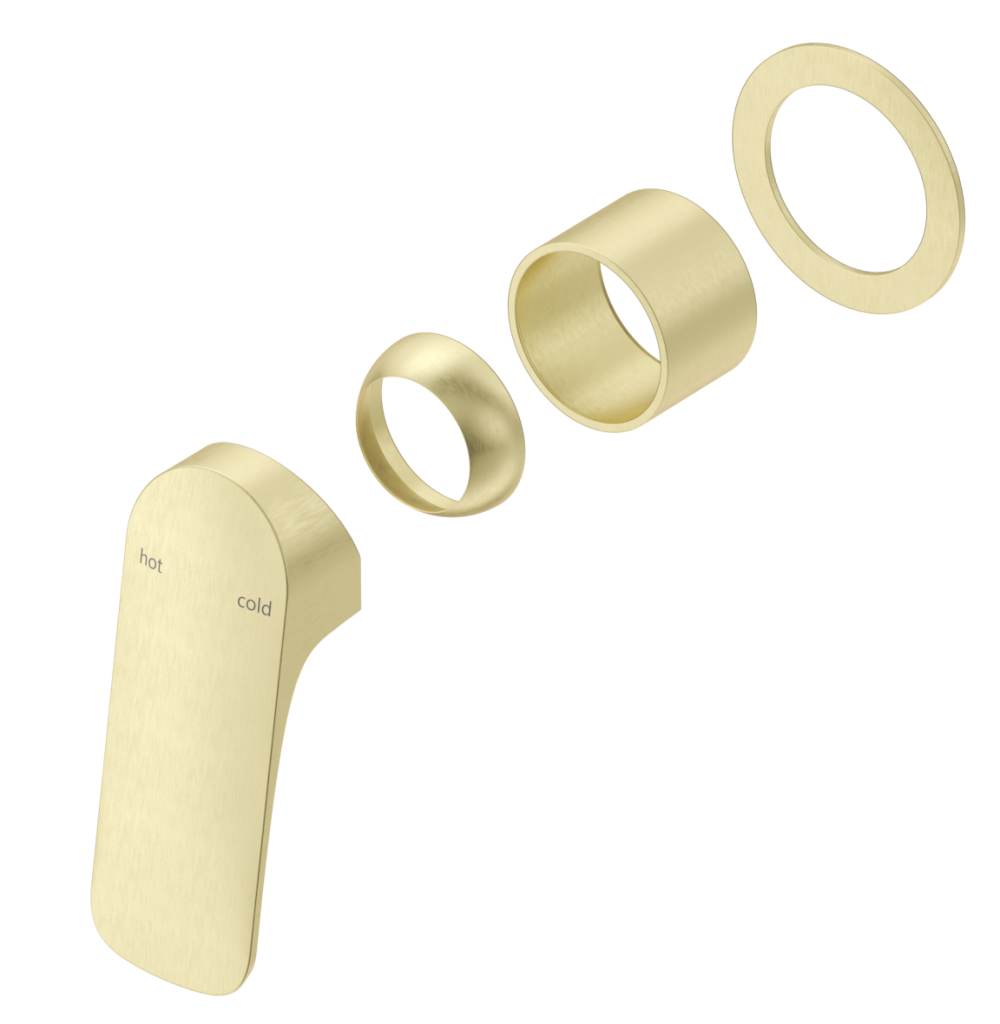 Kaza Shower Mixer - Round Plate - TRIM KIT ONLY - Neche Interiors