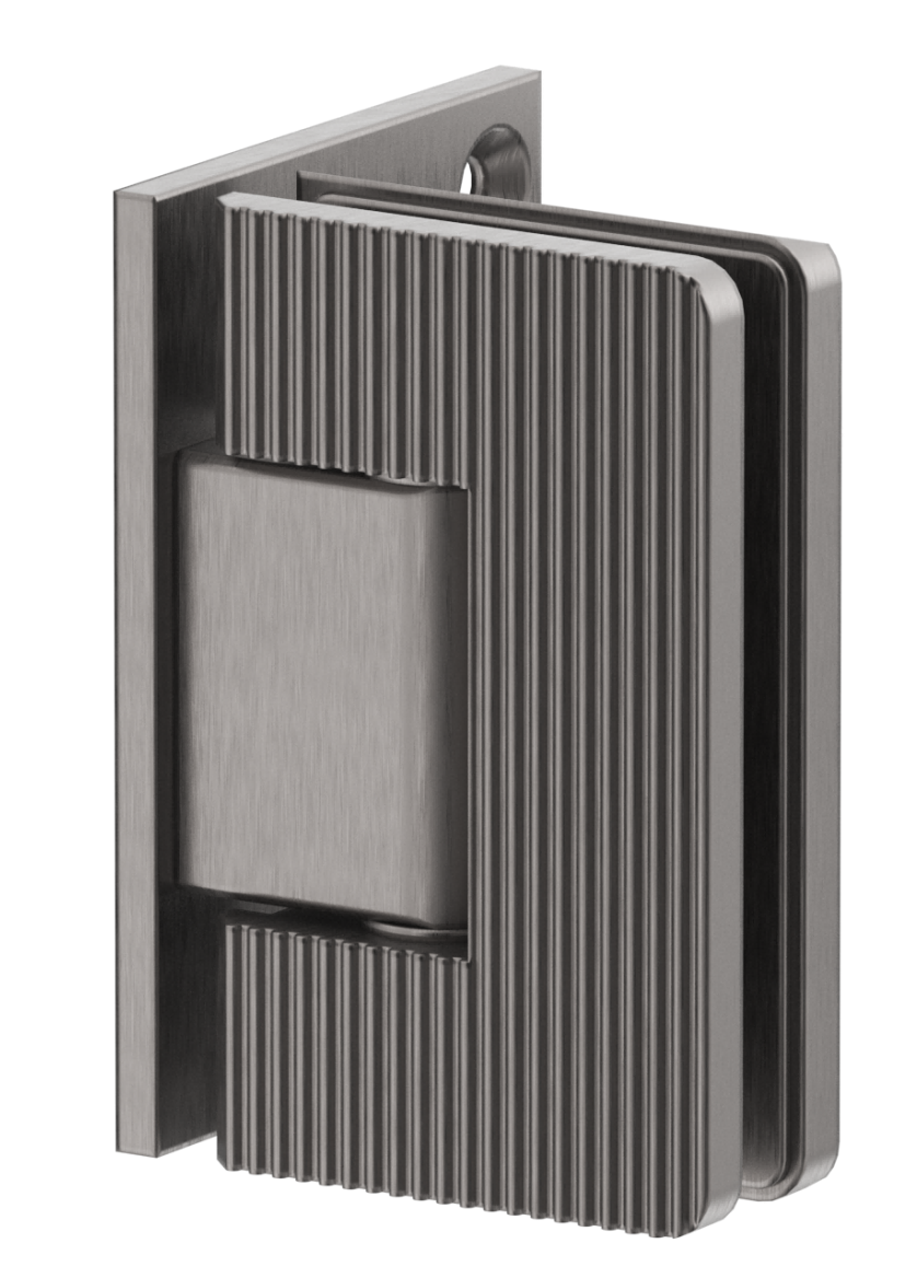 Shower Screen Hinge - Fluted - Glass To Wall - Neche Interiors