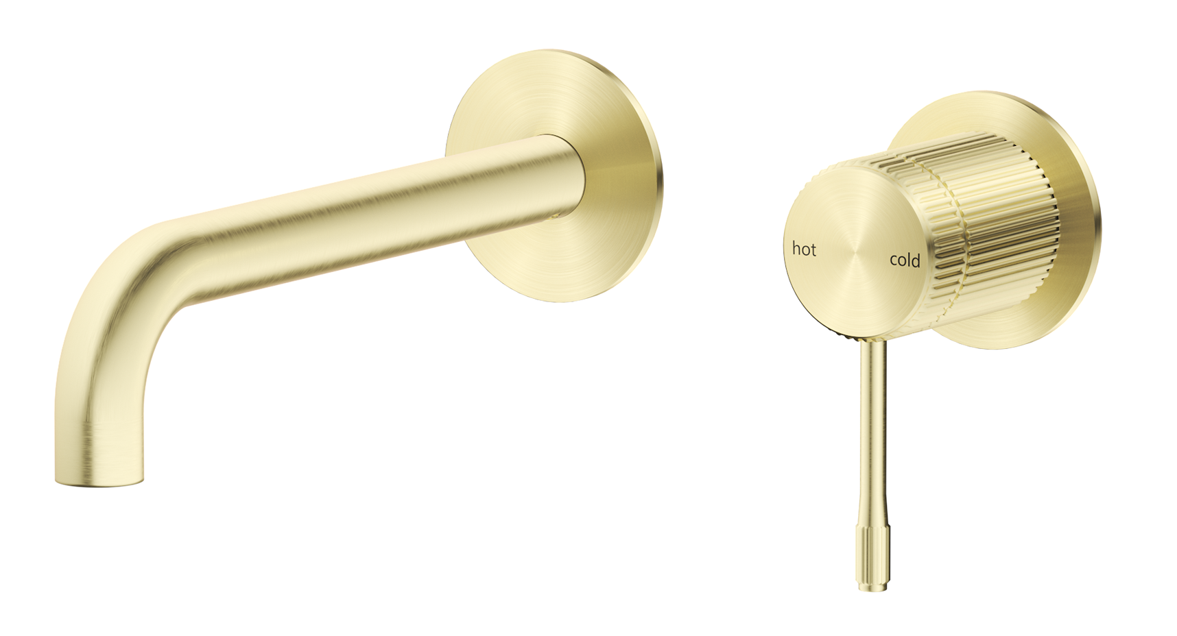 Mica Fluted Wall-Spout Combo - Neche Interiors