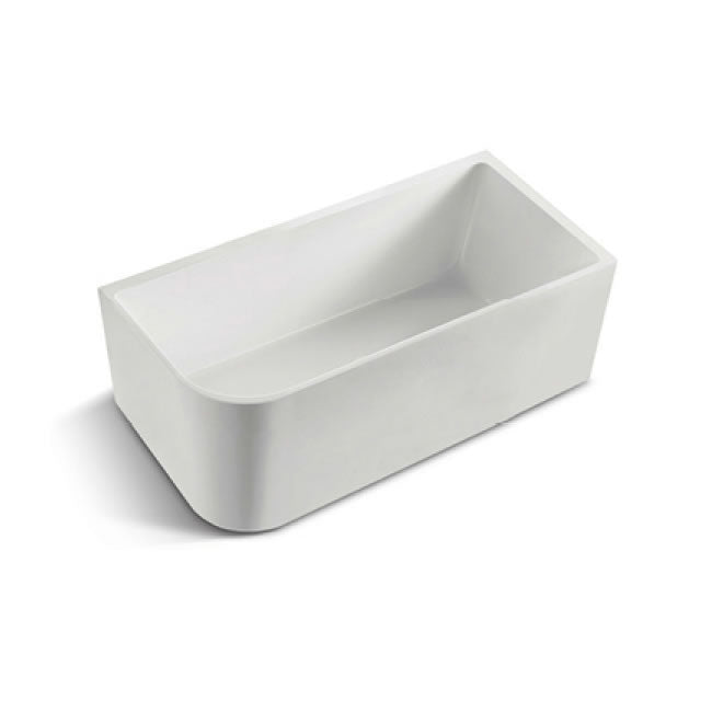 BNK Modica Back to Corner Bath 1700mm Right Hand Gloss White