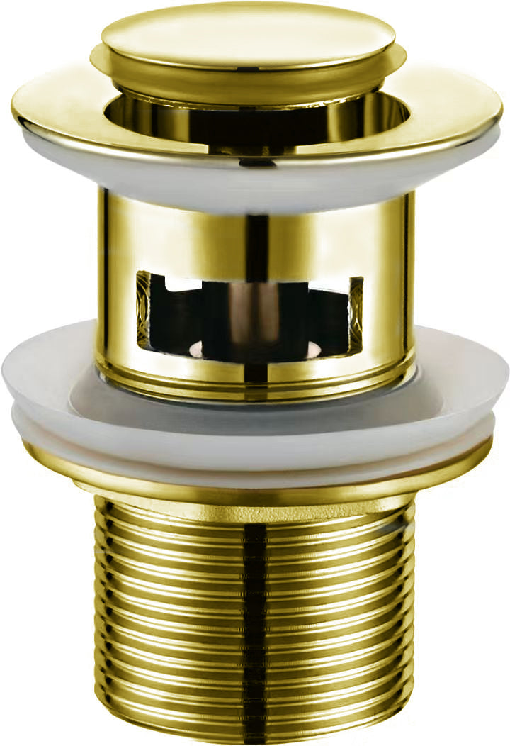 Pop-up Waste Basin Overflow 32mm - Brushed Gold