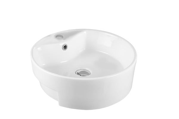 Decina CAVAL ROUND SEMI-RECESSED BASIN