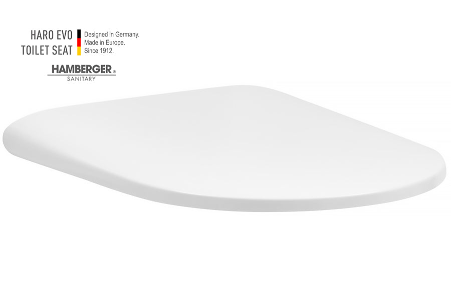 Hamberger EVO curved soft close toilet seat