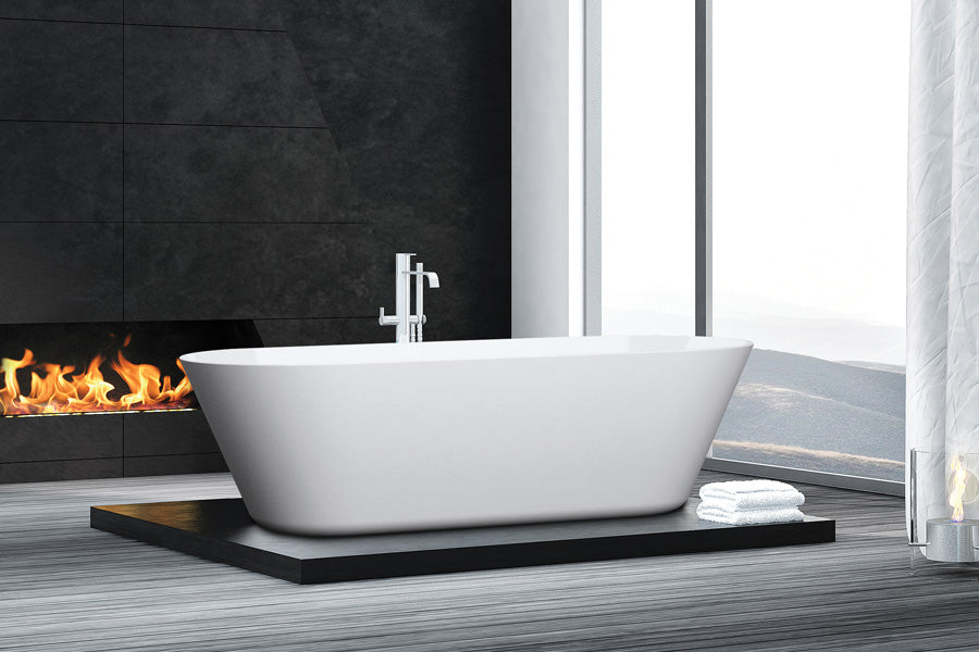 Decina Elinea 1500/1790 Freestanding Bath (White)