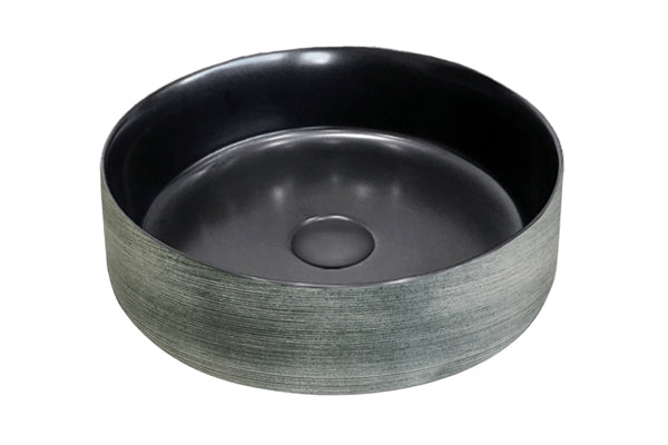Decina Florencia Counter Top Basin Scratch Black/Matte Black