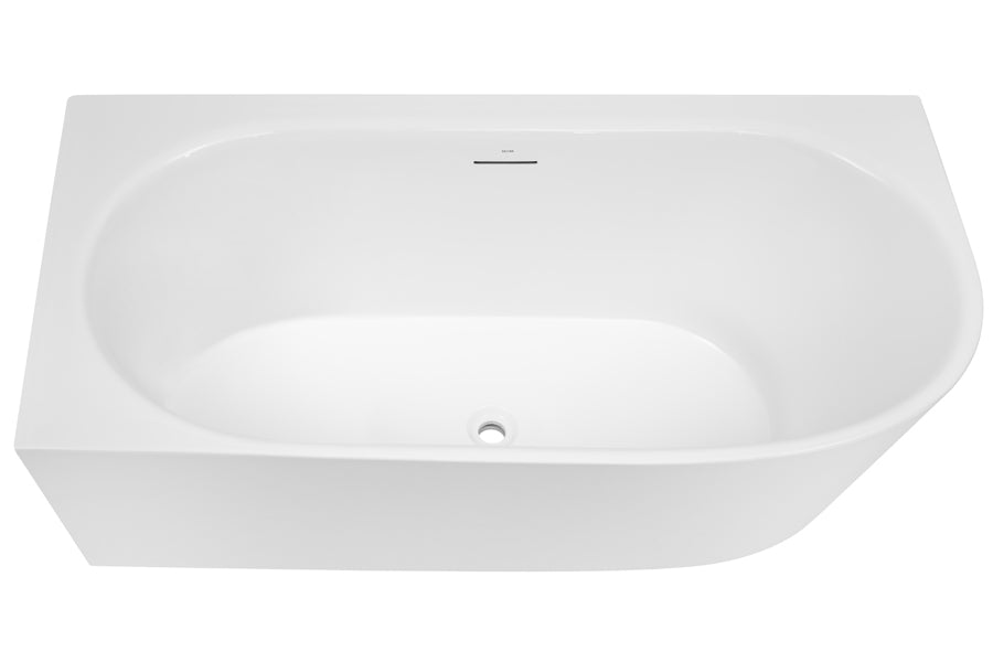 natalia back-to-corner freestanding bath