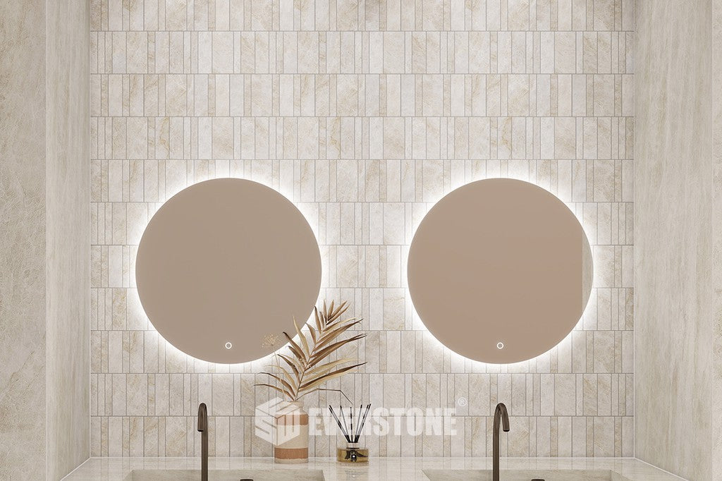 Taj Mahal Porcelain Mosaic - Neche Interiors