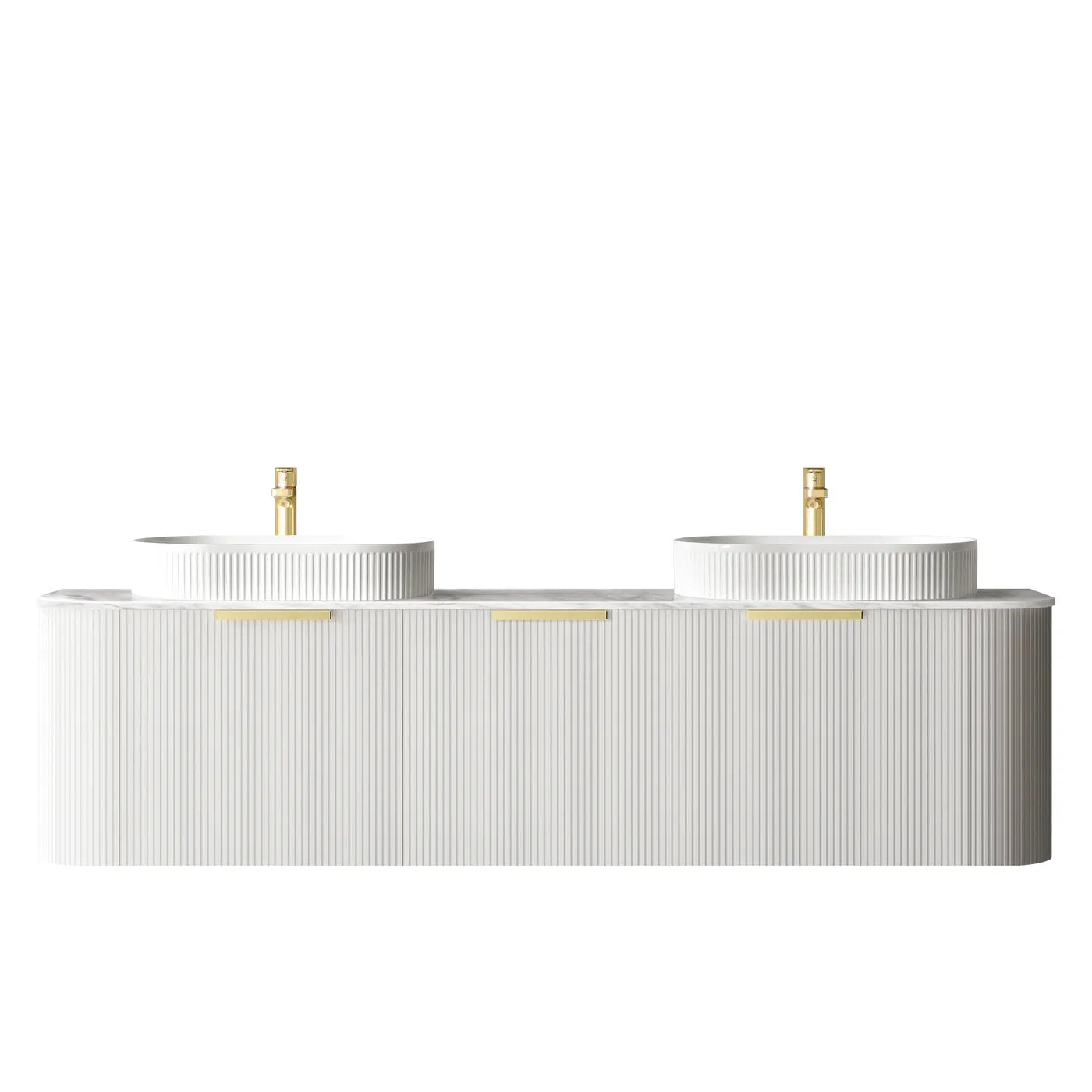 The Bondi Collection - Fluted Satin White - Neche Interiors