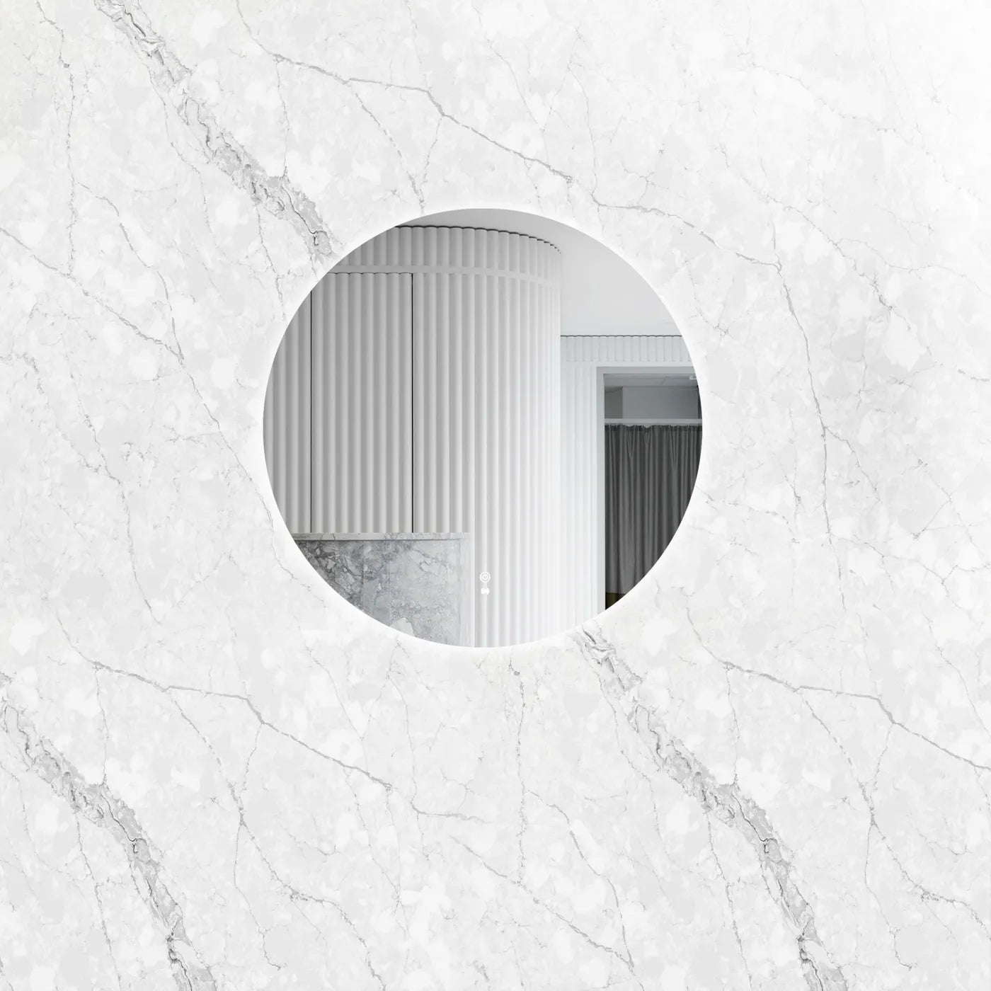 Bondi LED 800mm Frameless Mirror - Neche Interiors