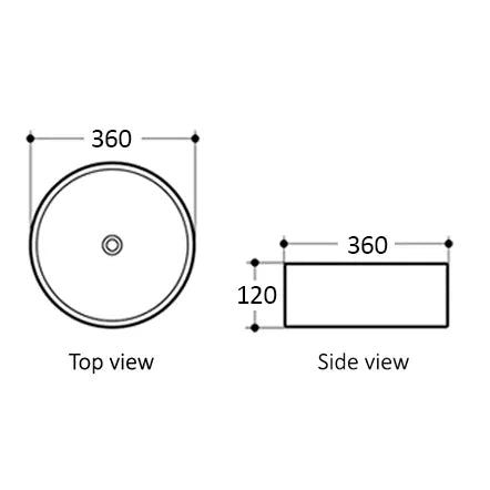 Artis 88 With Straight Edge Basin