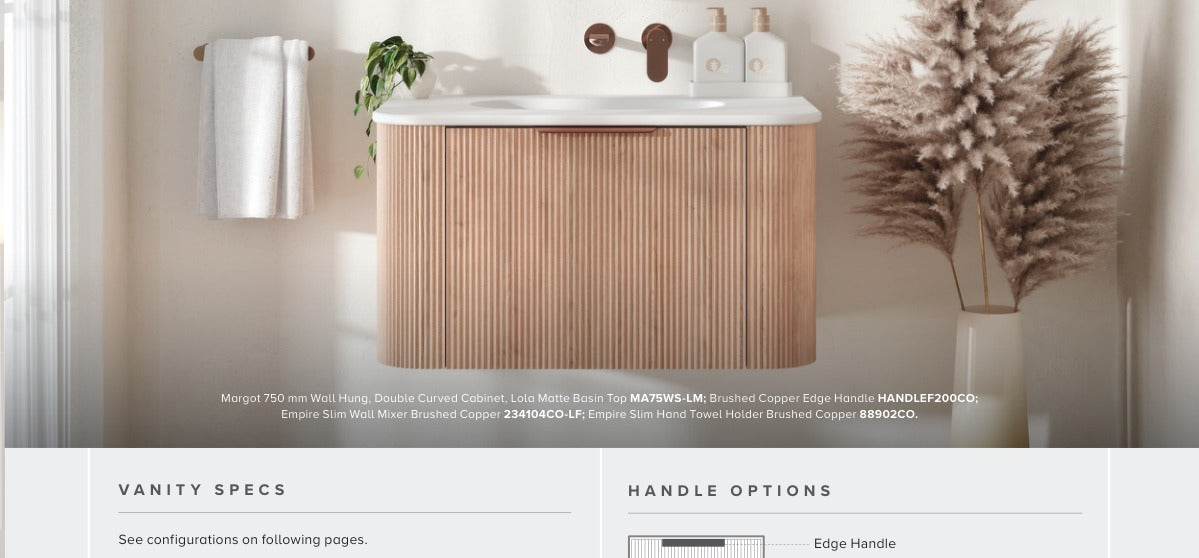Fienza Margot Australian Made Vanity
