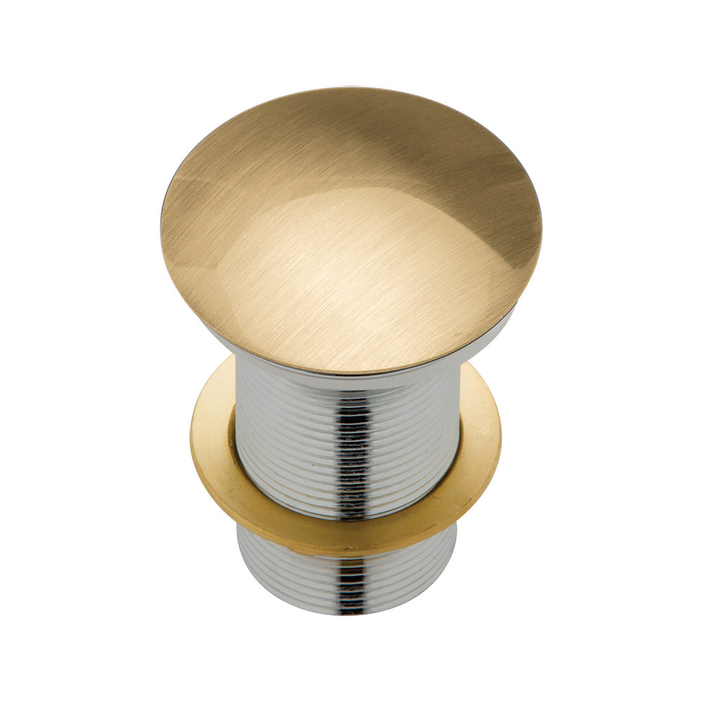 Fienza Metal Cap Pop-Up Waste, 32mm, Urban Brass WAS59UB