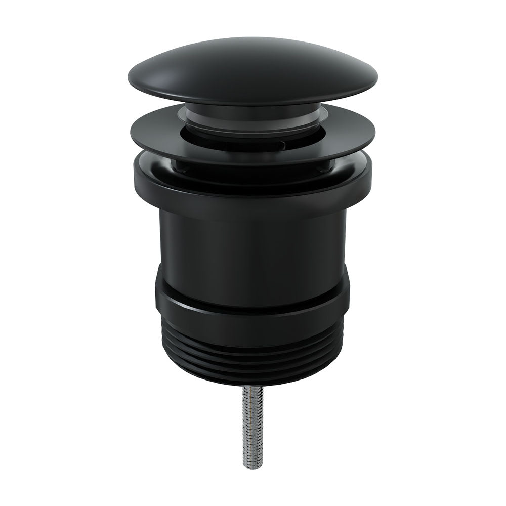 Fienza Universal Pop-Up / Pull-Out Basin Waste, Matte Black WAS72MB