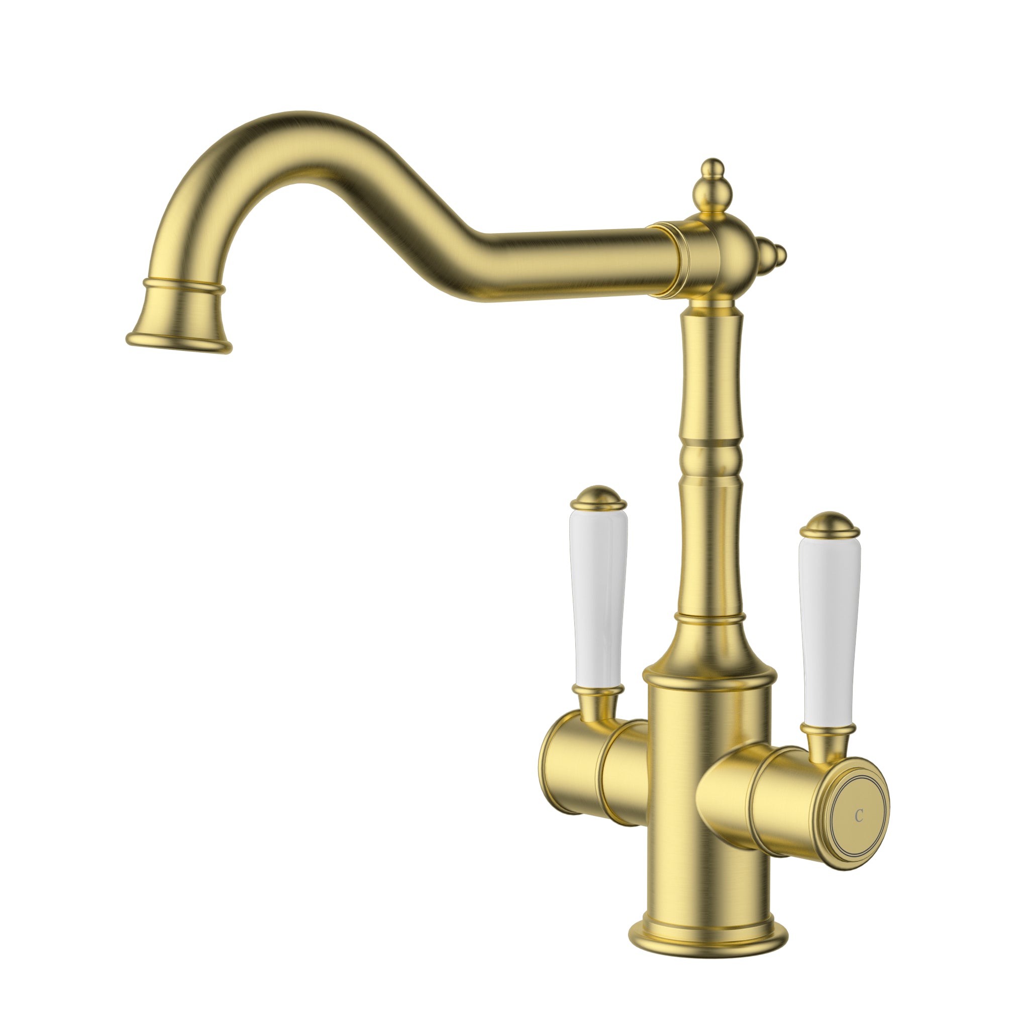 Clasico Sink Mixer Twin Handle / Ceramic Handle - Neche Interiors