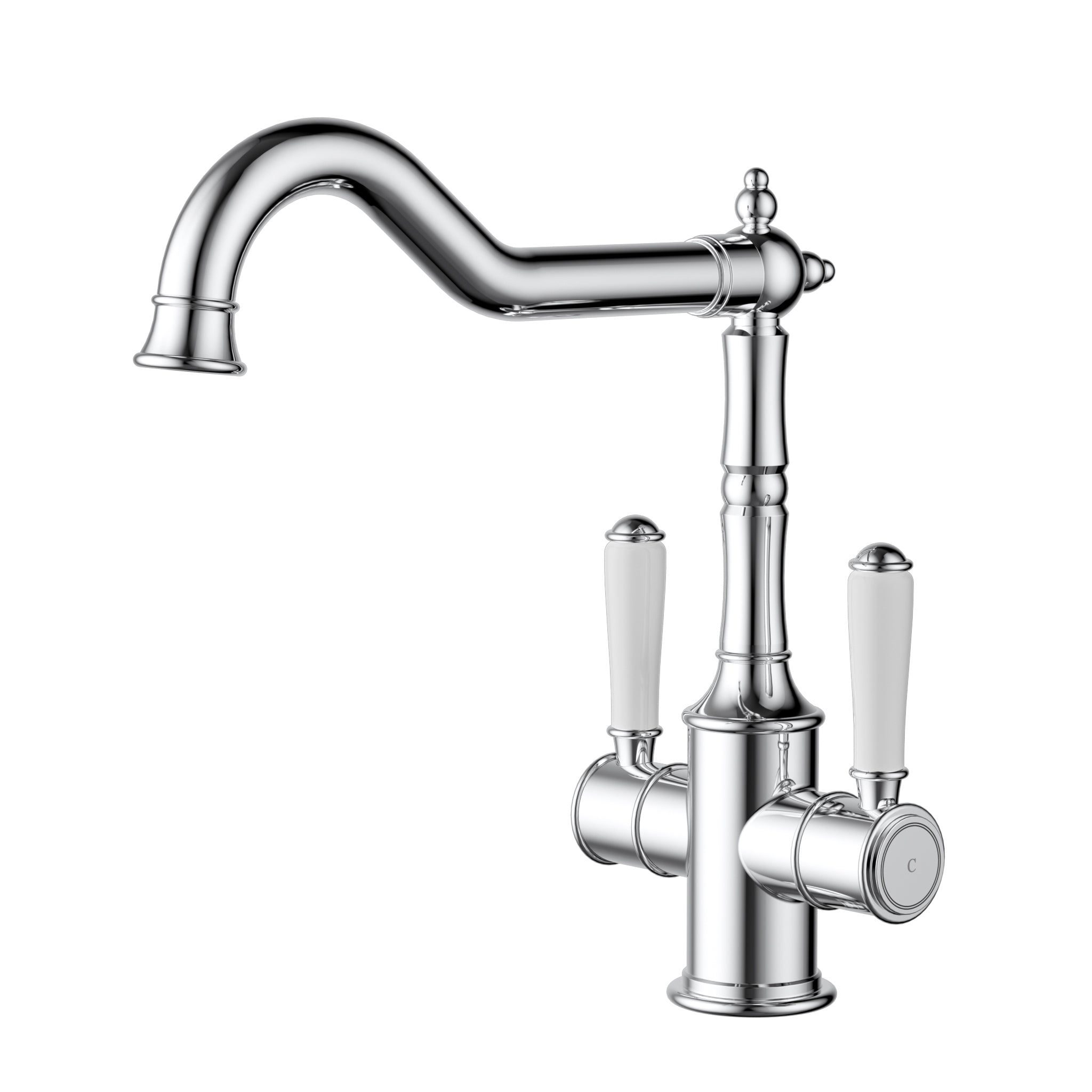 Clasico Sink Mixer Twin Handle / Ceramic Handle
