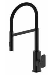 Otti Oskar Pull Out Kitchen Mixer Matte Black