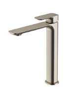 Otti Oskar Tall Basin Mixer Brushed Nickel