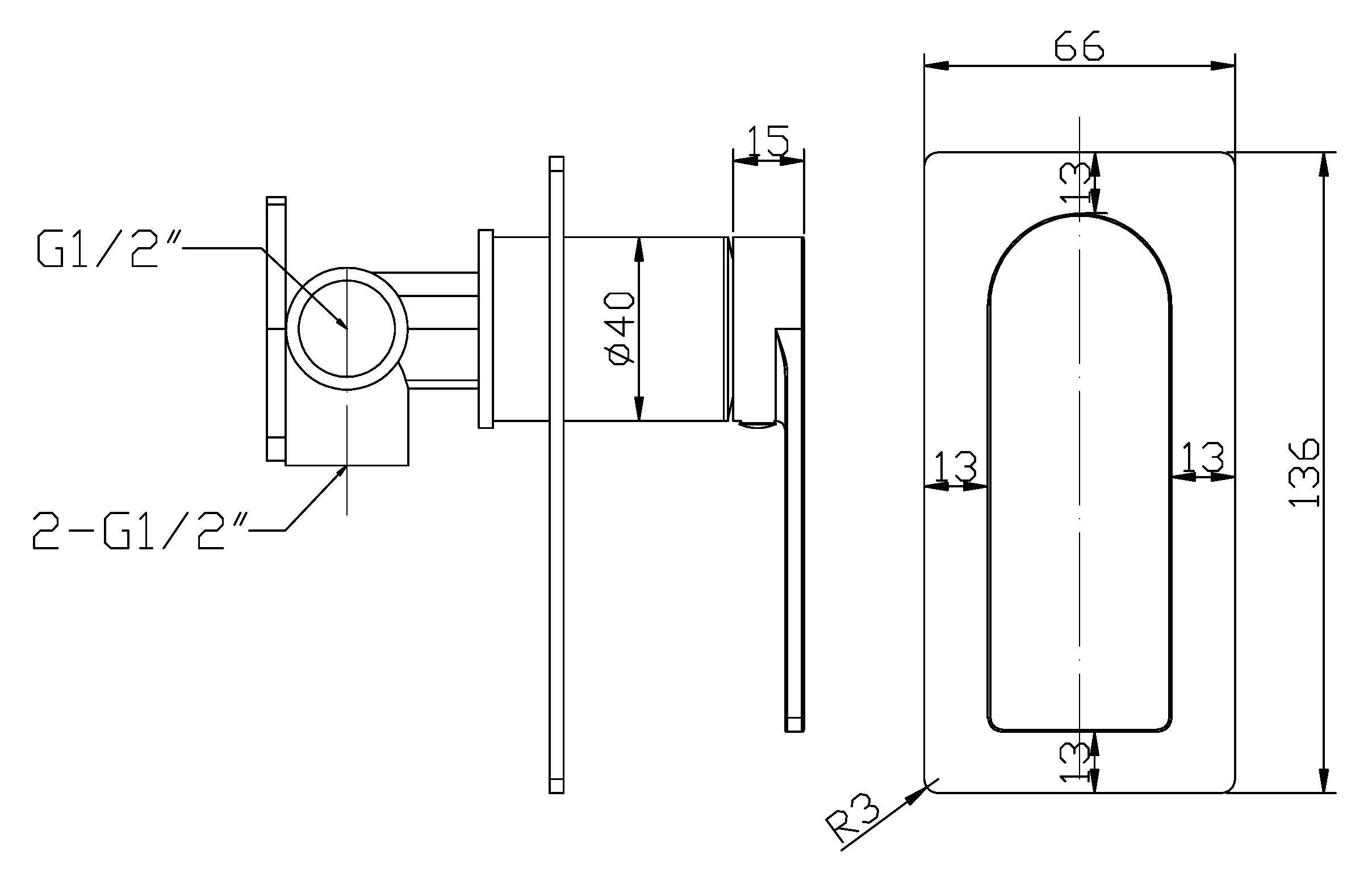 Ruki Wall Mixer