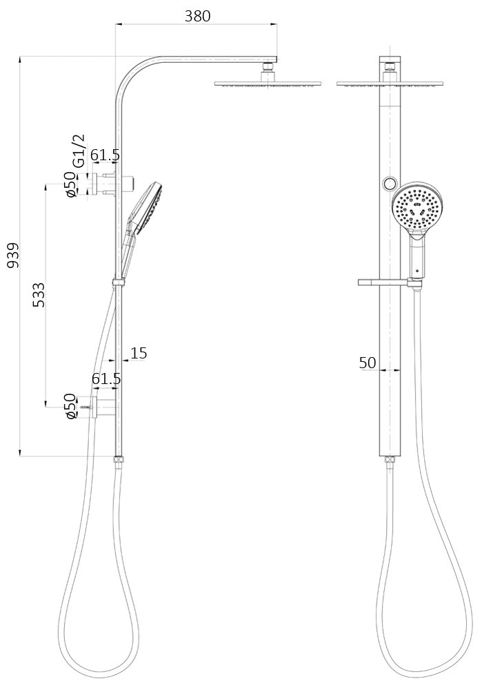 Regal Multifunction Shower Set - Neche Interiors