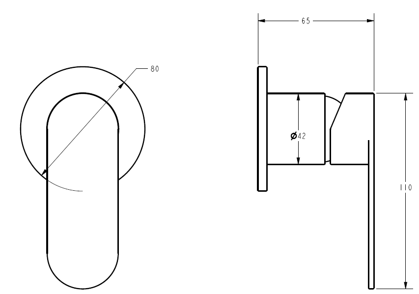 Sora SS Wall Mixer - Neche Interiors