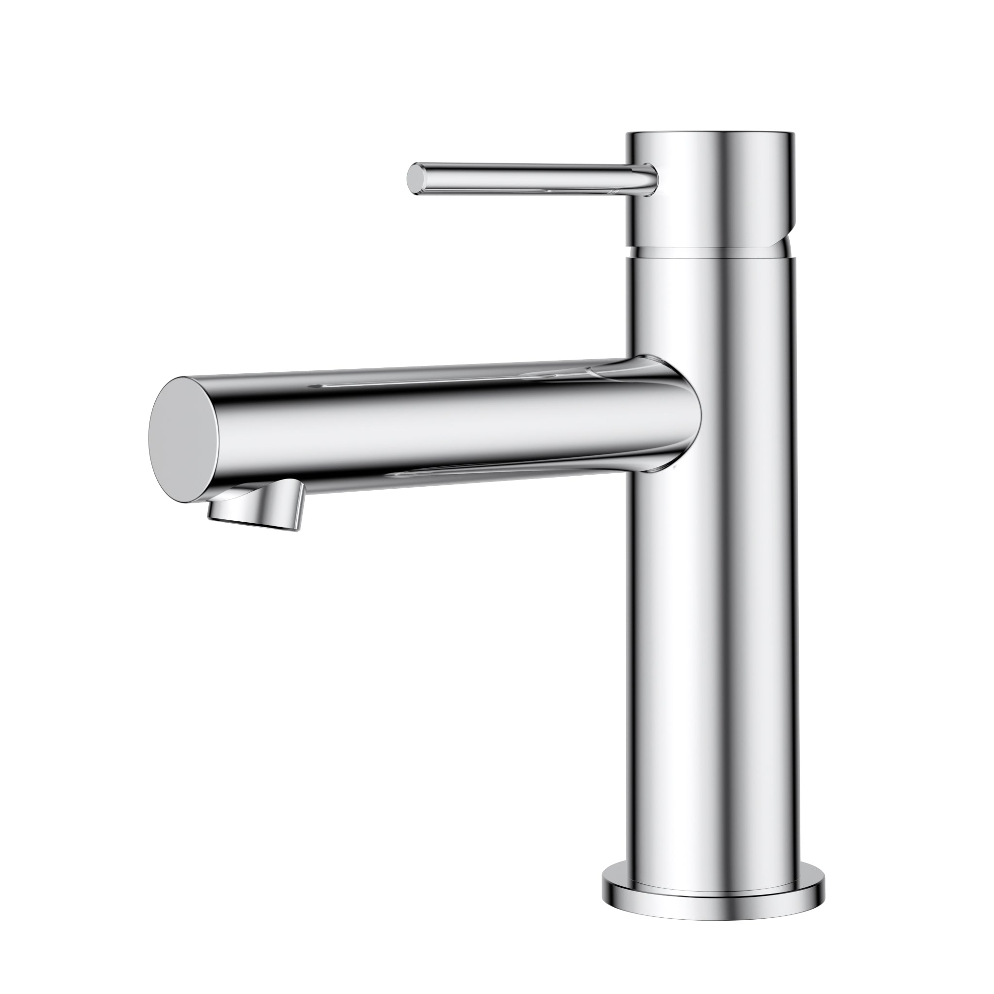 Otus Slimline Basin Mixer Straight Spout - Chrome