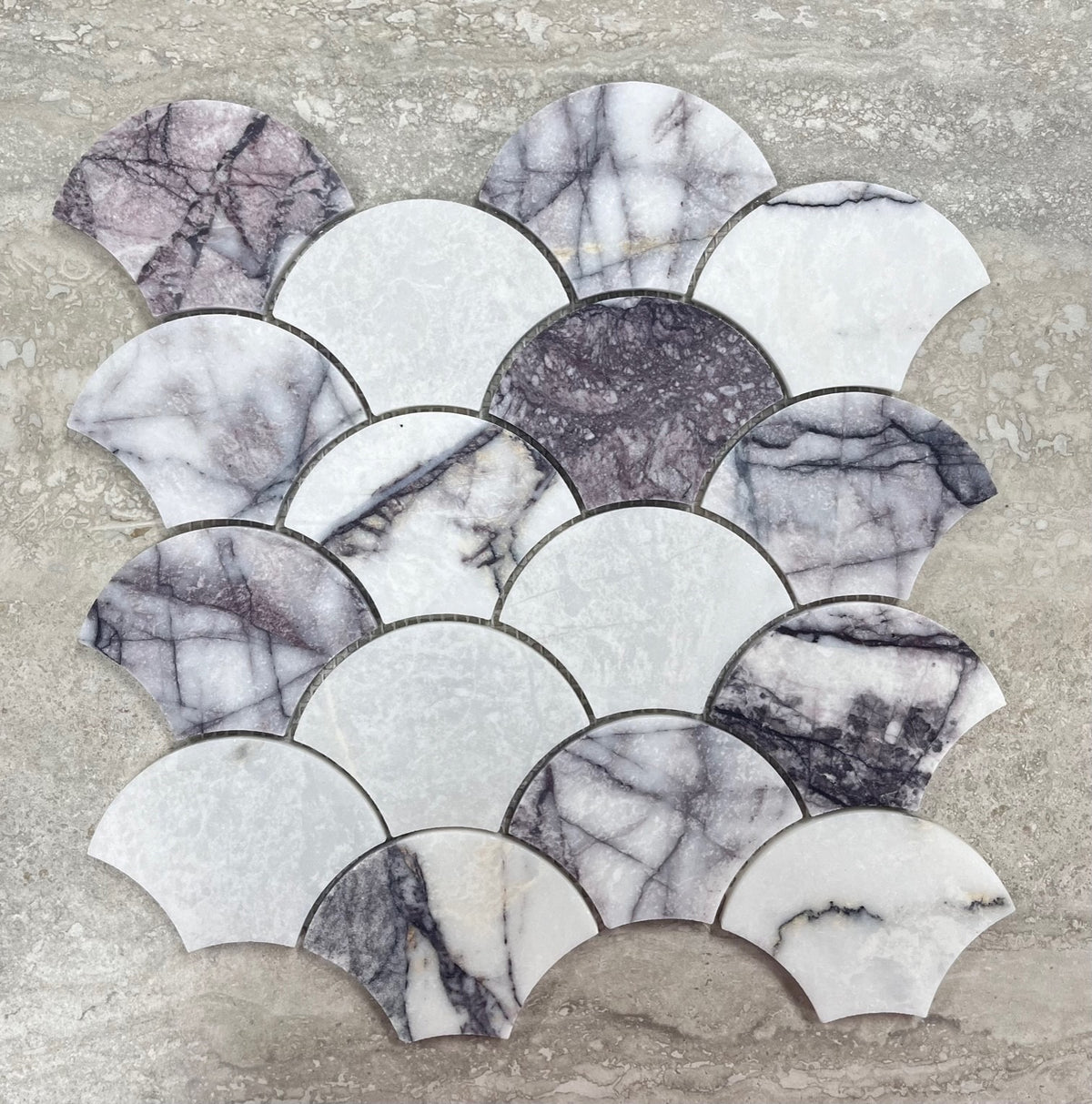 Starstile Honed Shell Mosaic – New York Stone – full sheet