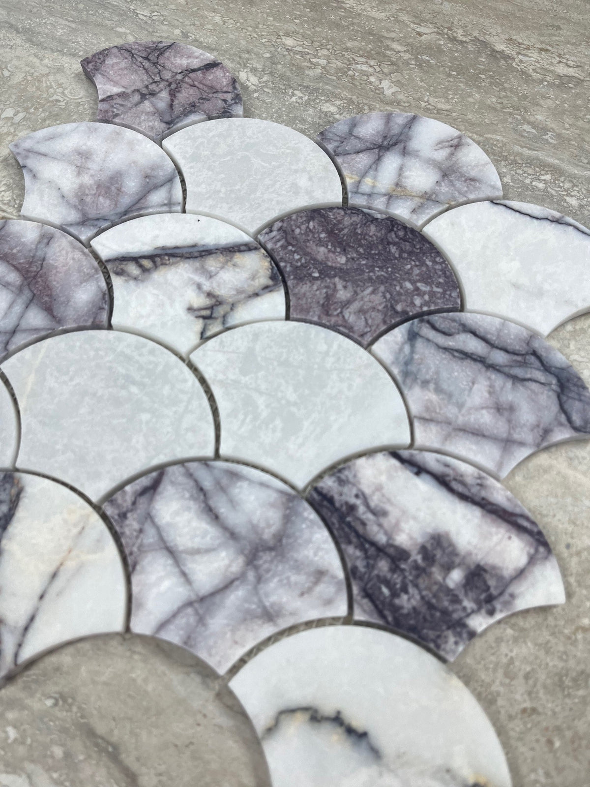Starstile Honed Shell Mosaic – New York Stone – detail