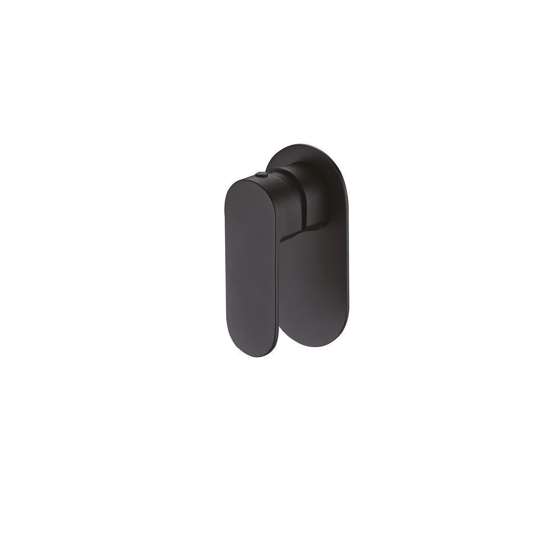 Oval Matte Black Wall Mixer - Neche Interiors