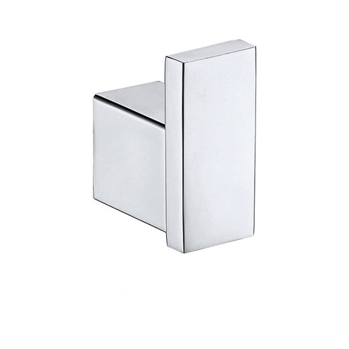 Square Chrome Robe Hook