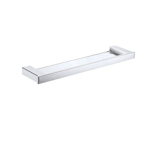 Square Chrome Glass Shelf