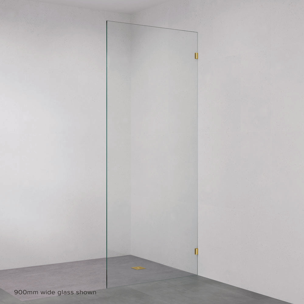 Rectangular Fixed Frameless Glass Shower Panel