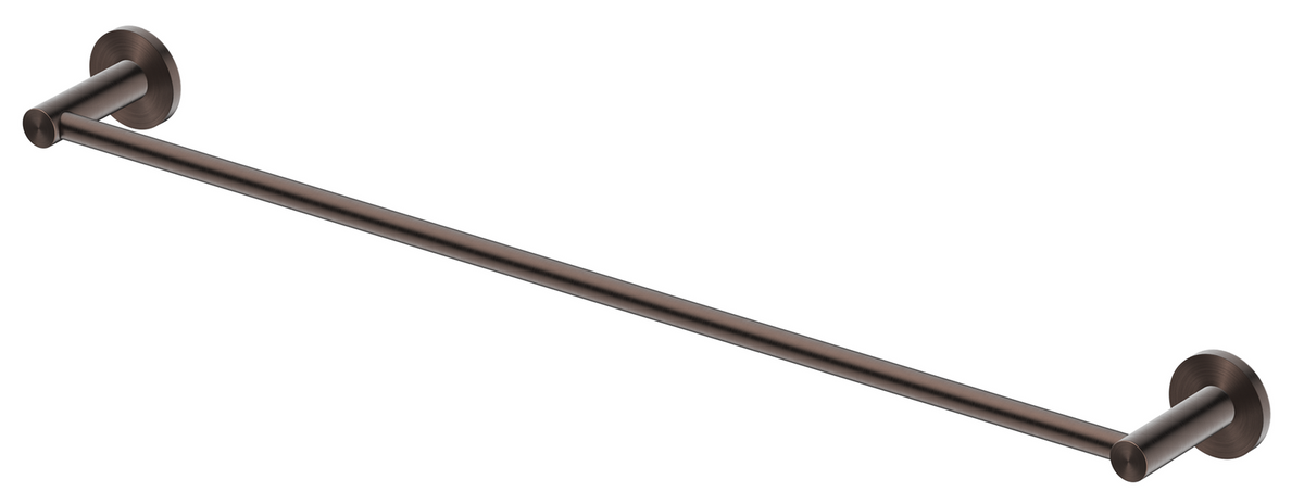Bella Vista Mica Single Towel Rail 600mm — Dusk Bronze