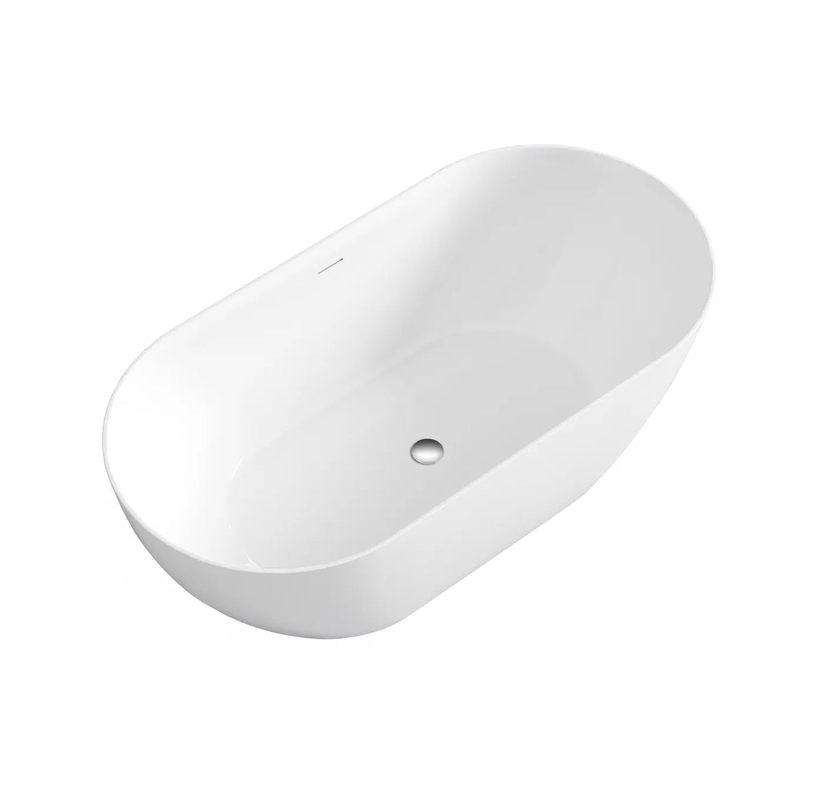 Attica Manolo White Bath with Overflow - Neche Interiors