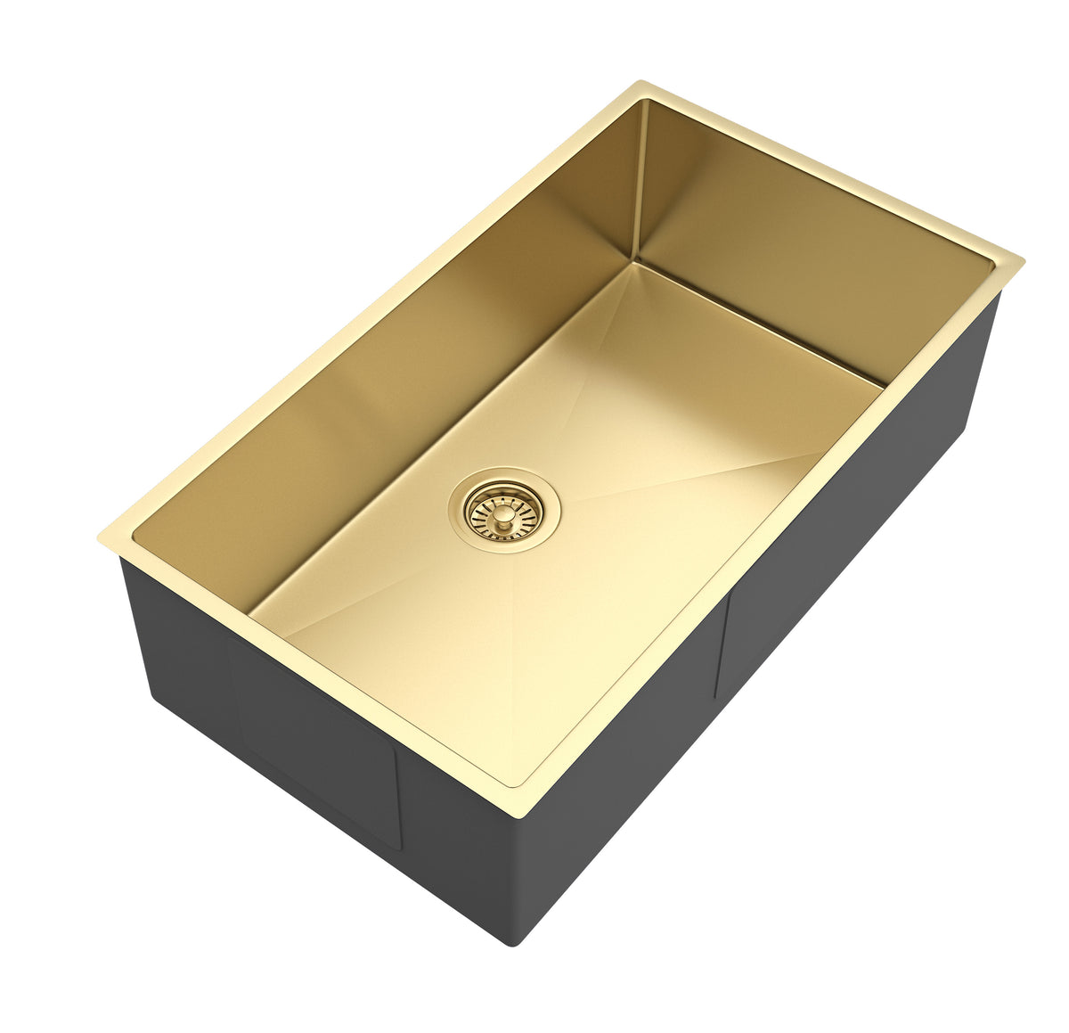 Axon Sink 77S 770x440x220 Brushed Gold — view 1