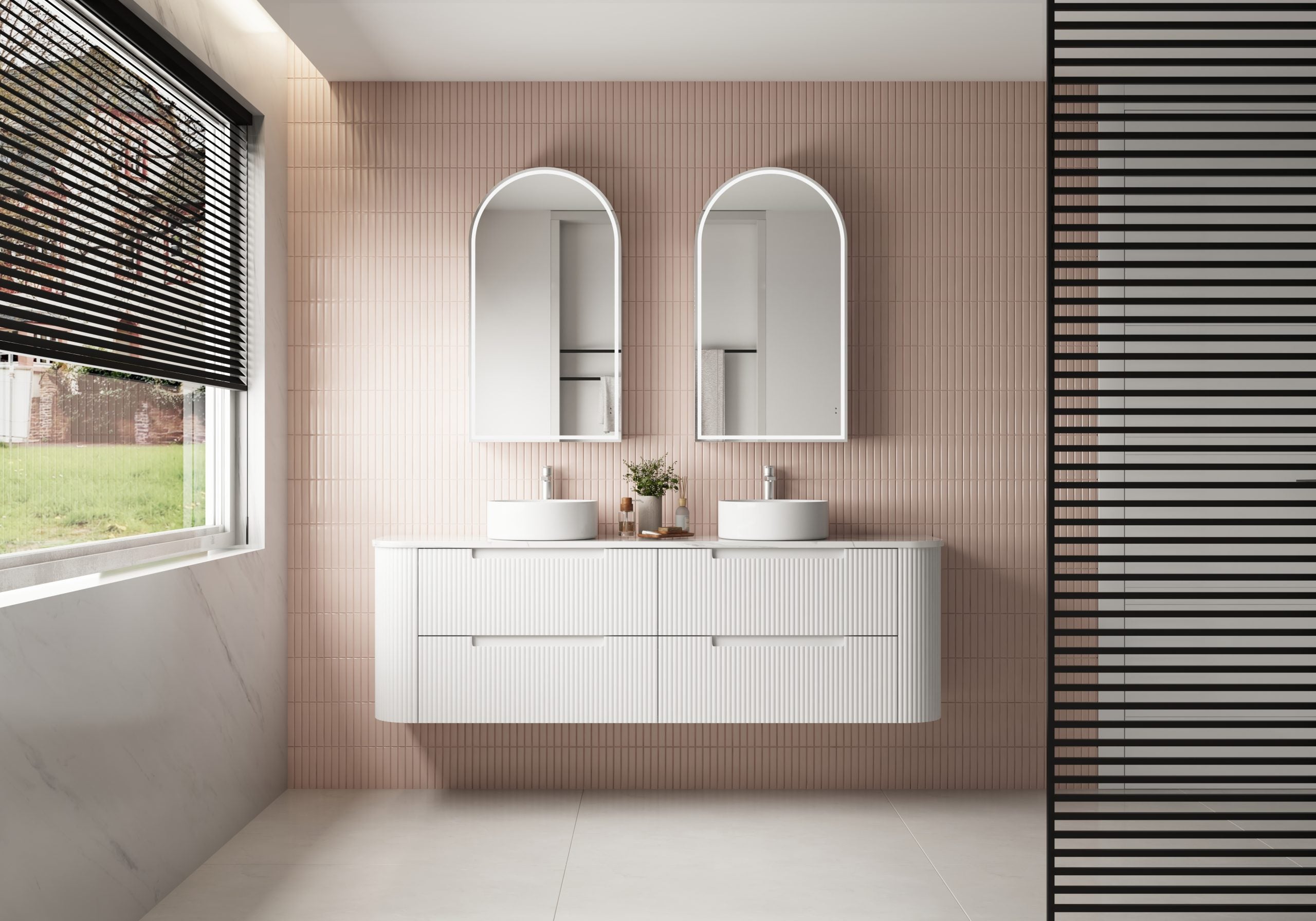 Curva Wall Hung Vanity - Neche Interiors