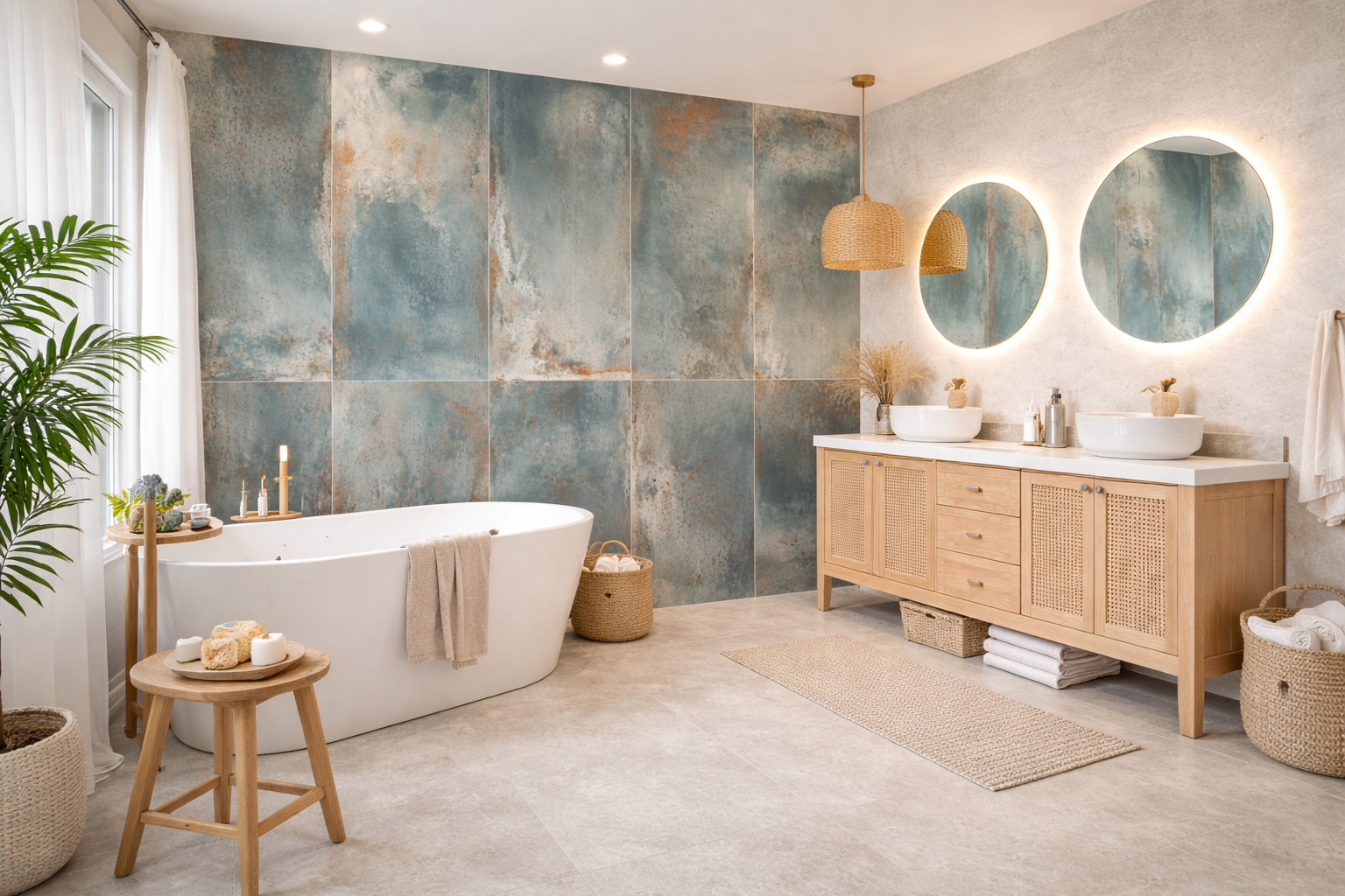 Oxide Metal Porcelain Tile