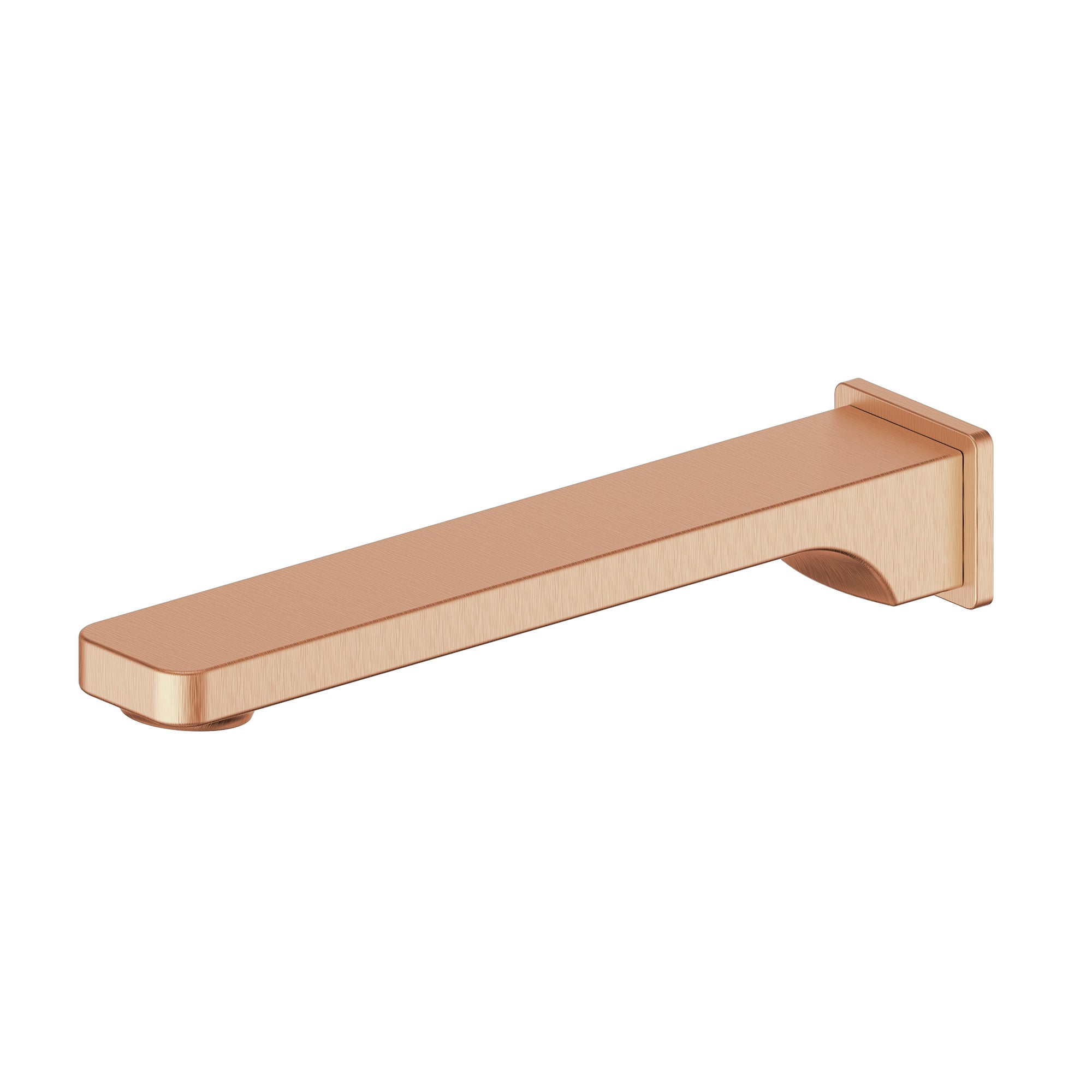 Swept Bath Spout - PVD Brushed Copper (18601901BC)