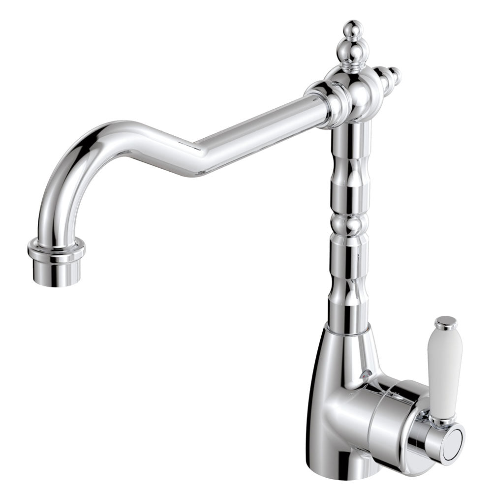 Eleanor Shepherds Crook Sink Mixer - Neche Interiors