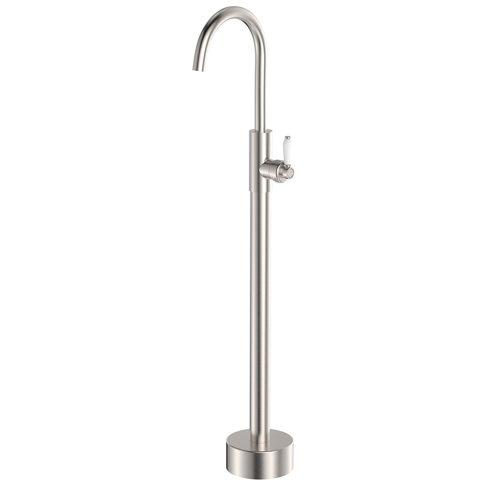 Eleanor Floor Mounted Basin/Bath Mixer - Neche Interiors