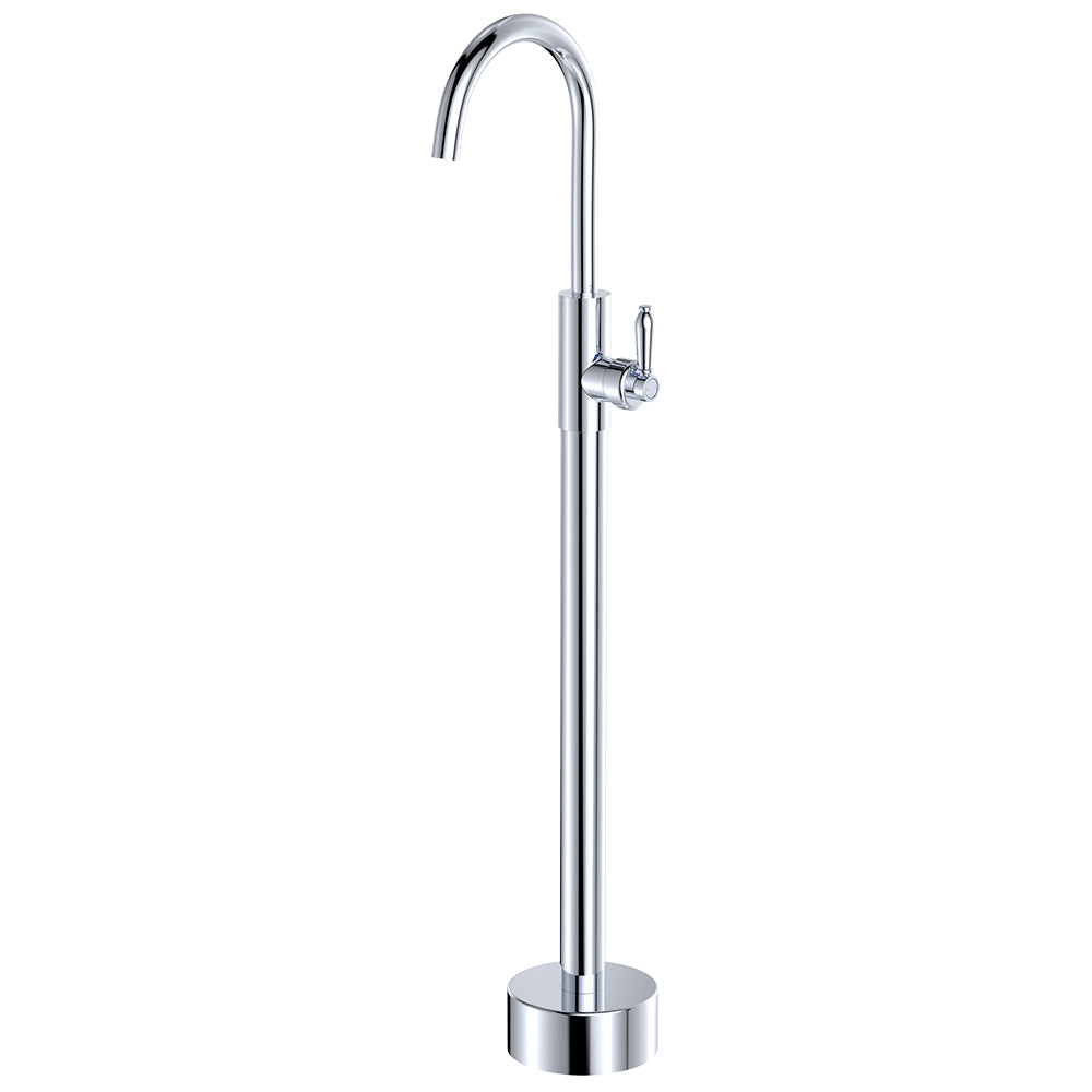 Eleanor Floor Mounted Basin/Bath Mixer - Neche Interiors
