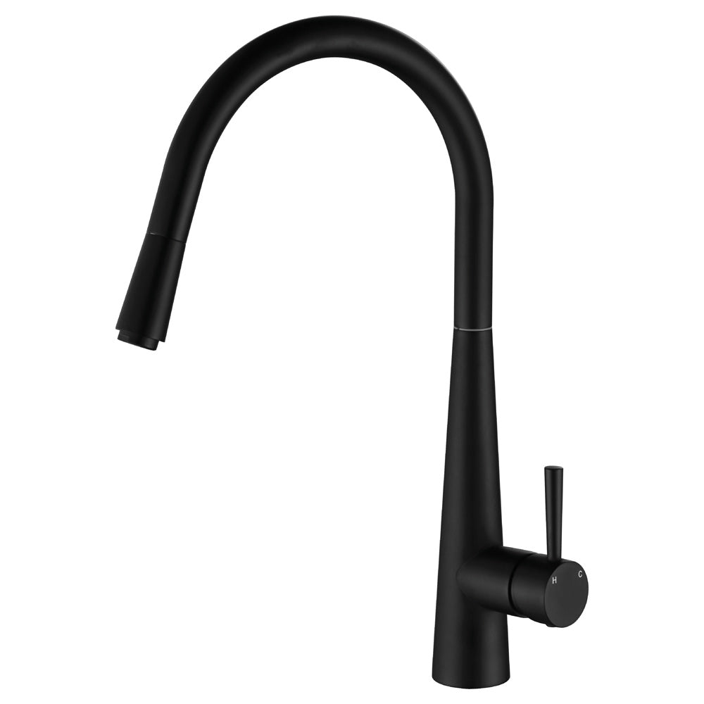 Hustle Deluxe Gooseneck Pull-Out Kitchen Mixer