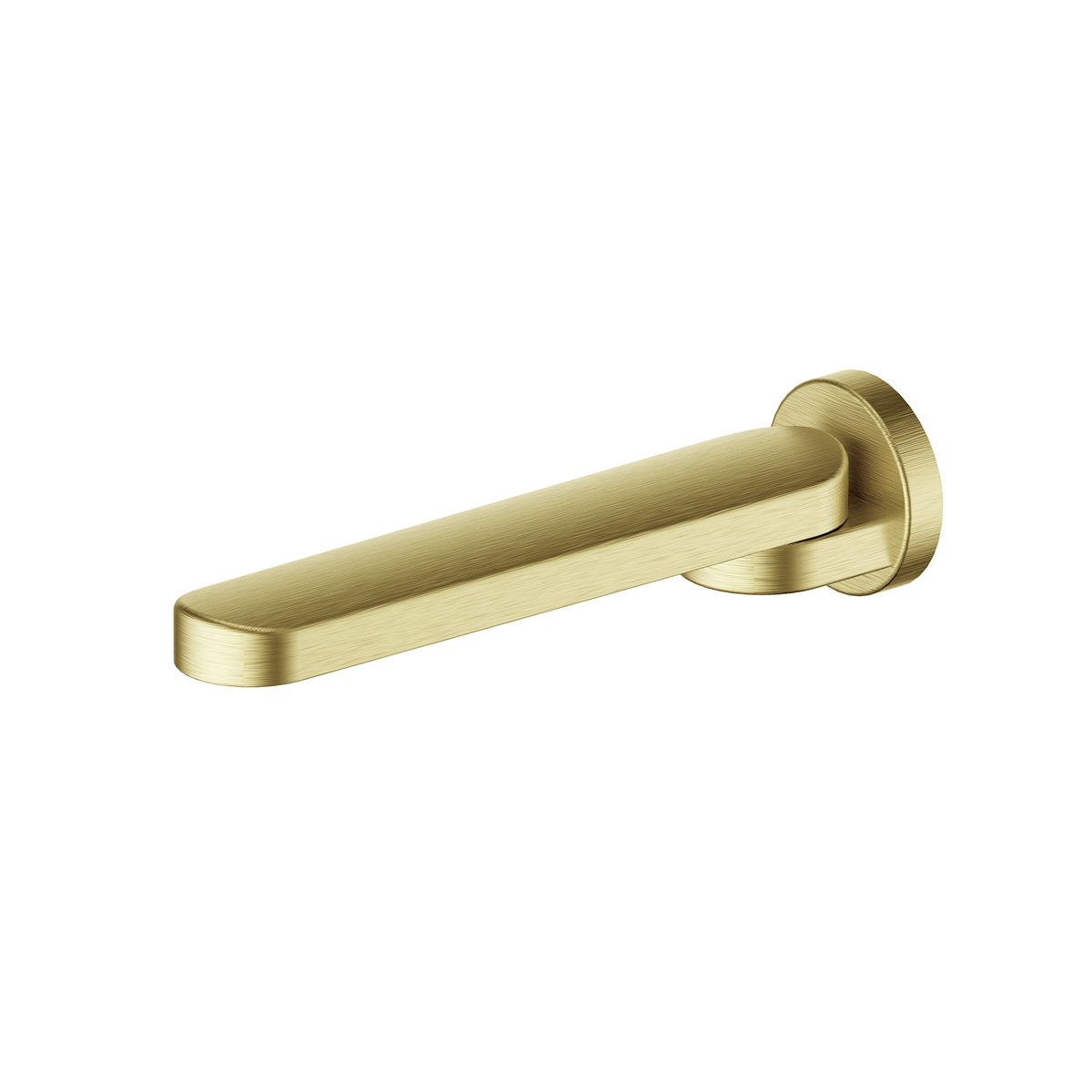Greens Round Swivel Bath Spout - PVD Brushed Brass (21777BB)