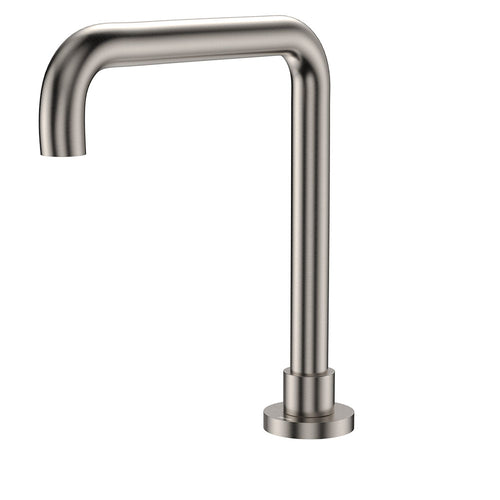 Kaya Squareline Hob Outlet, Brushed Nickel