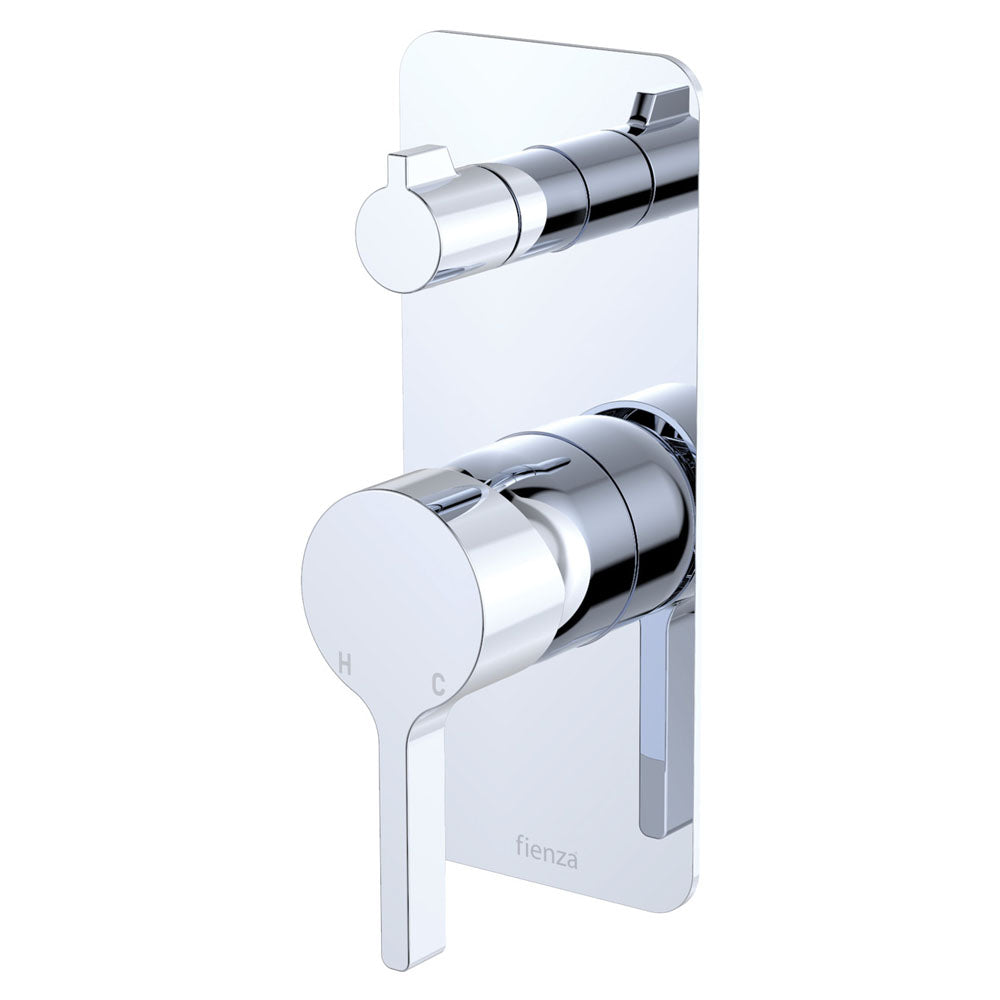 Sansa Wall Diverter Mixer, Rectangular Plate