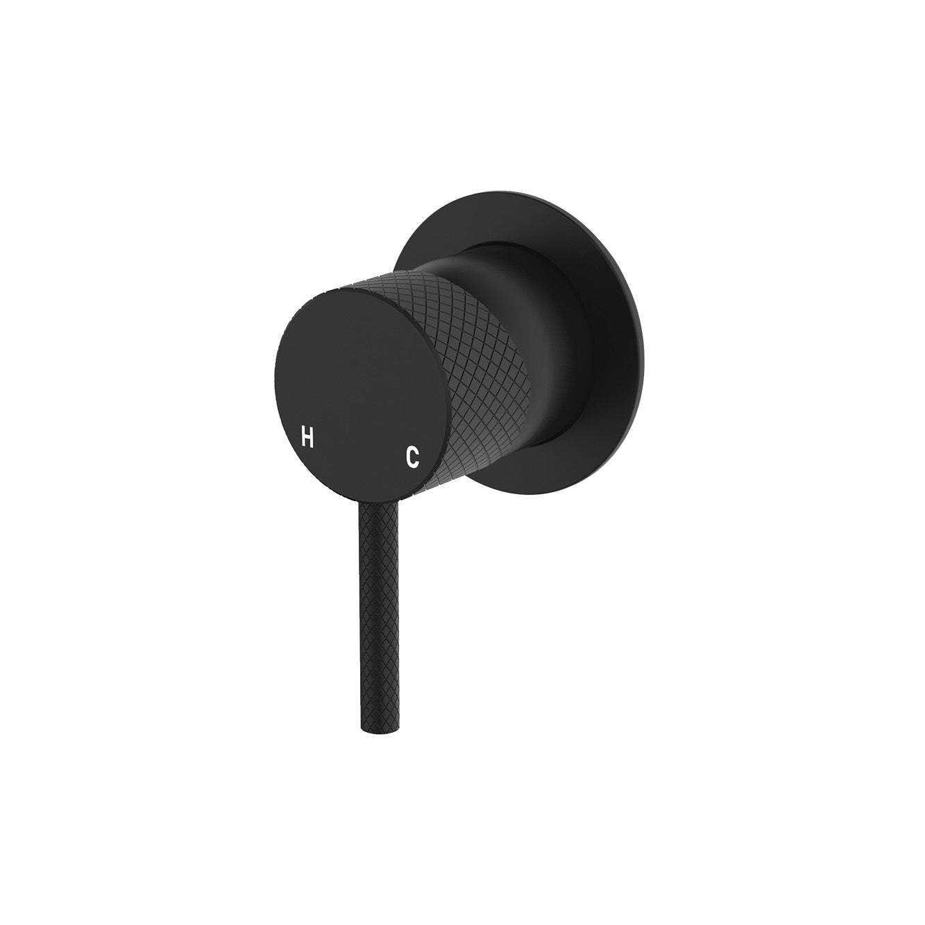 Axle Wall Mixer, Small Round Plate - Neche Interiors