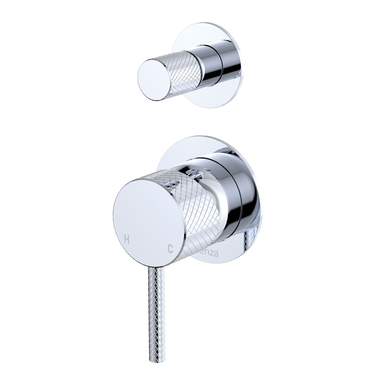 Axle Wall Diverter Mixer, Small Round Plates - Neche Interiors