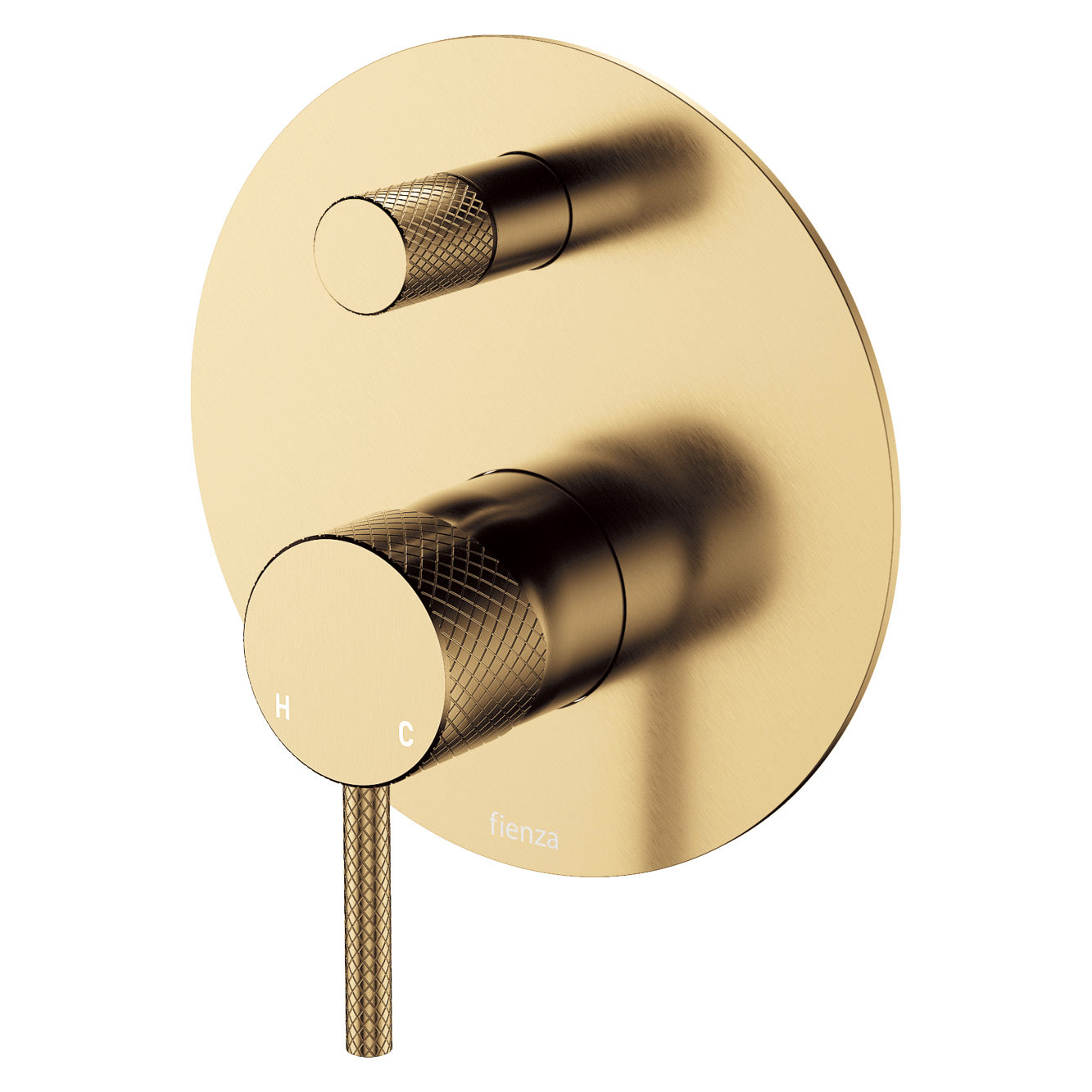 Axle Wall Diverter Mixer, Large Round Plate - Neche Interiors