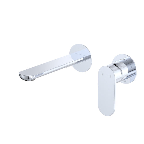 Empire Slim Wall Basin Mixer Separated Backplate